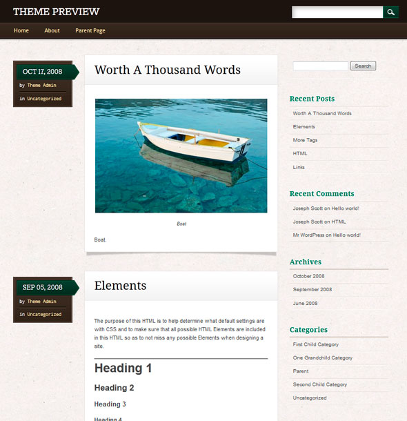 Infosource тема WordPress